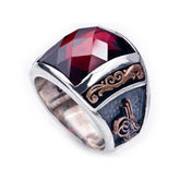 Silver Tughra Men's Ring